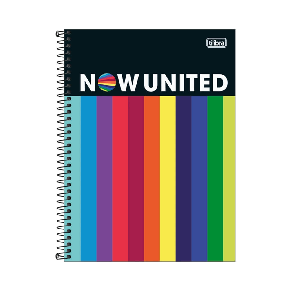 Caderno Universitário Tilibra Espiral Capa Dura Now United 1 Matéria Capas Diversas - Item Sortido