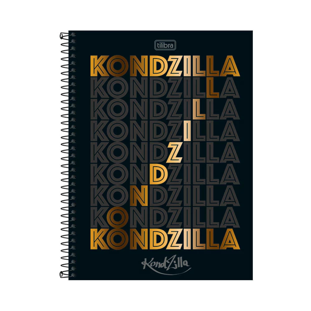 Caderno Universitário Tilibra Espiral Capa Dura Kondzilla 1 Matéria Capas Diversas - Item Sortido