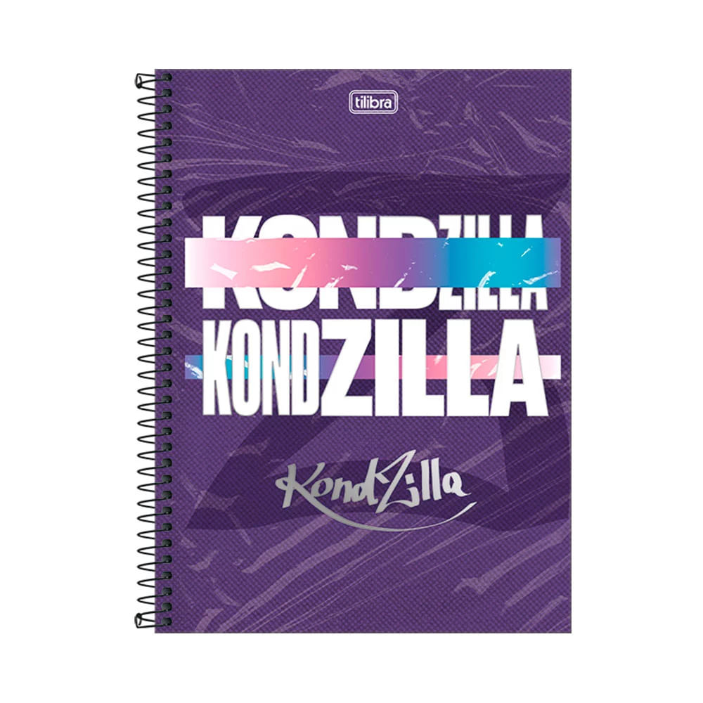 Caderno Universitário Tilibra Espiral Capa Dura Kondzilla 1 Matéria Capas Diversas - Item Sortido