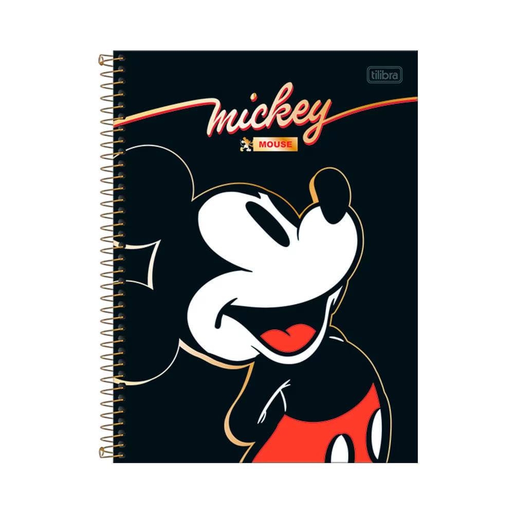 Caderno Universitário Tilibra Espiral Capa Dura Mickey 1 Matéria Capas Diversas - Item Sortido