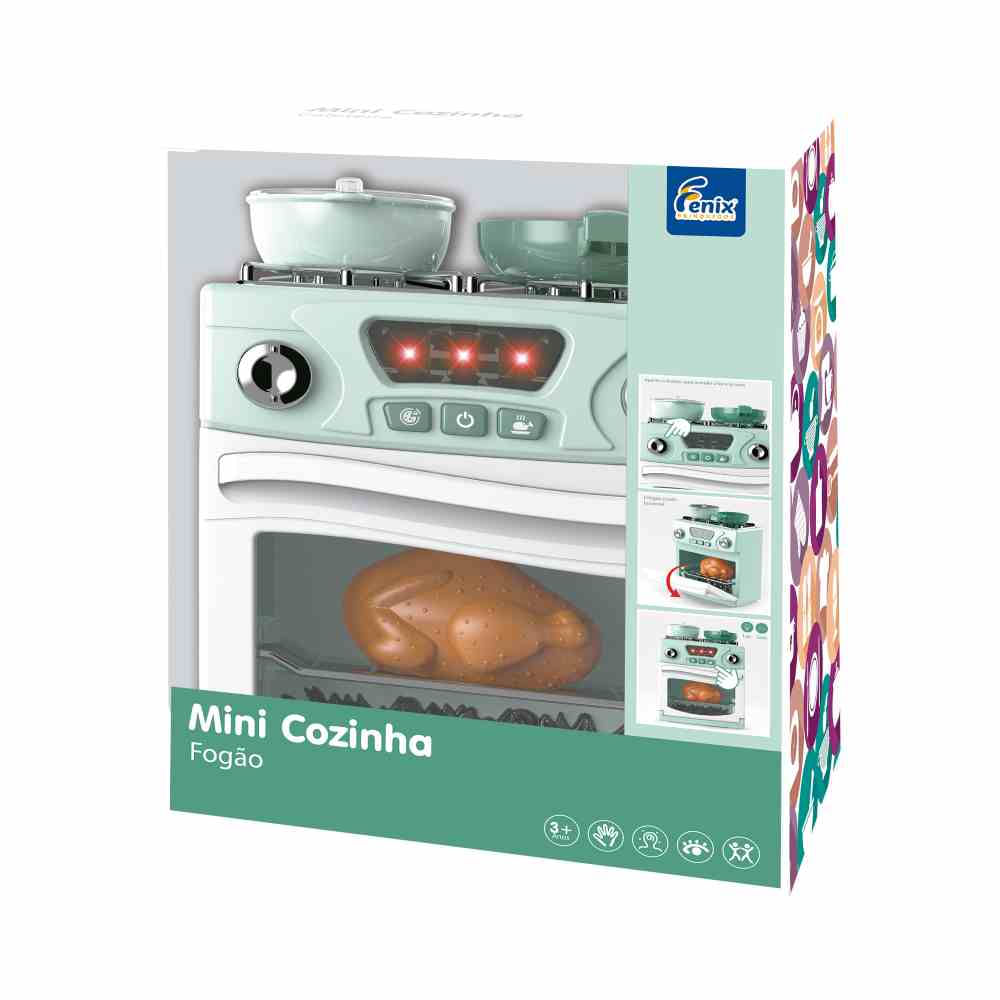 Mini Cozinha - Fogão com Som e Luz - LKC-990 - Fenix