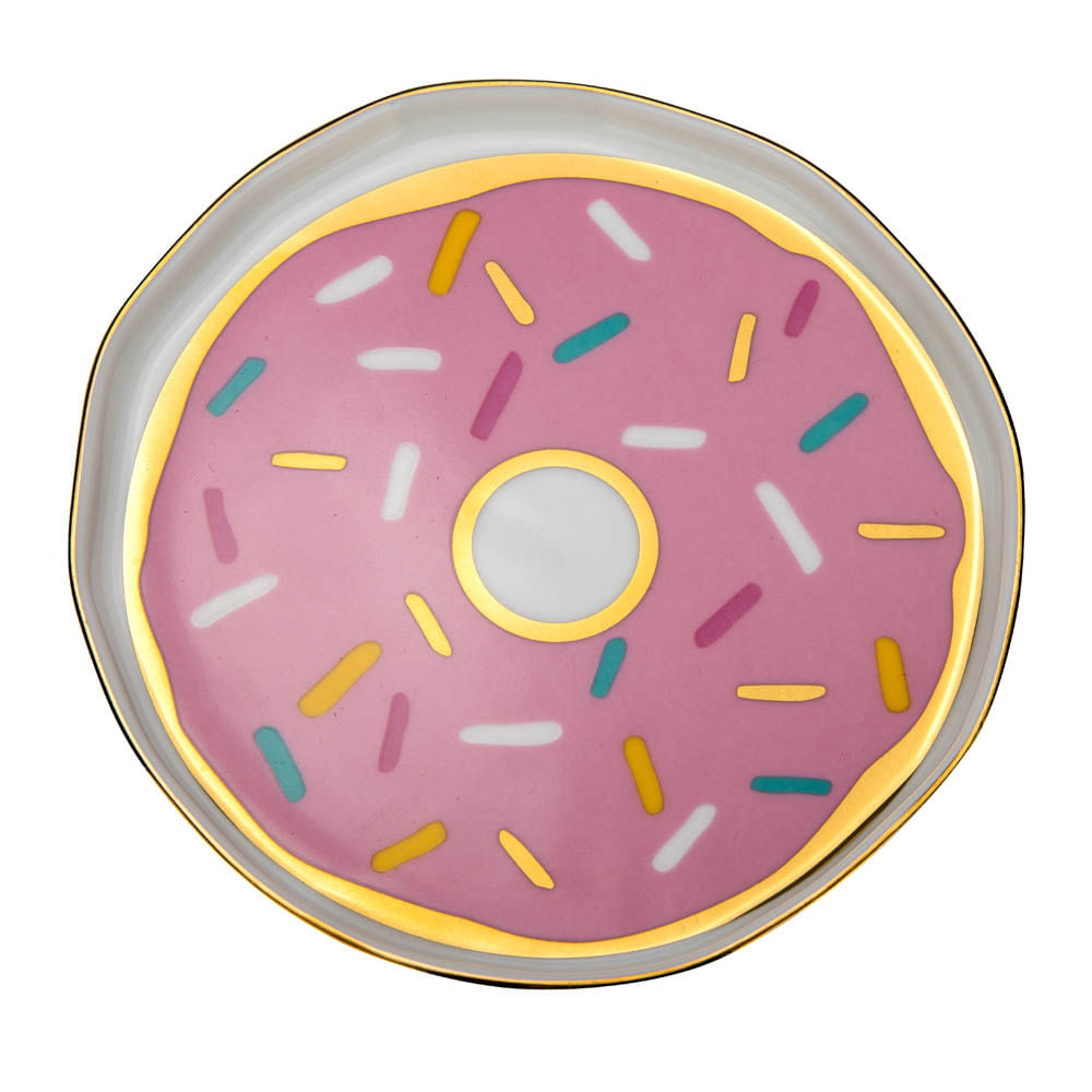 Porta Joias Le Donut 12x12cm Porcelana