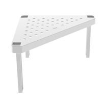 Prateleira de Plástico Martiplast Level Triangular Branca 15x26x26cm