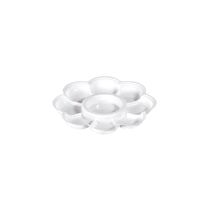 Godê Plástico Flor com 9 Cavidades 561 Branco