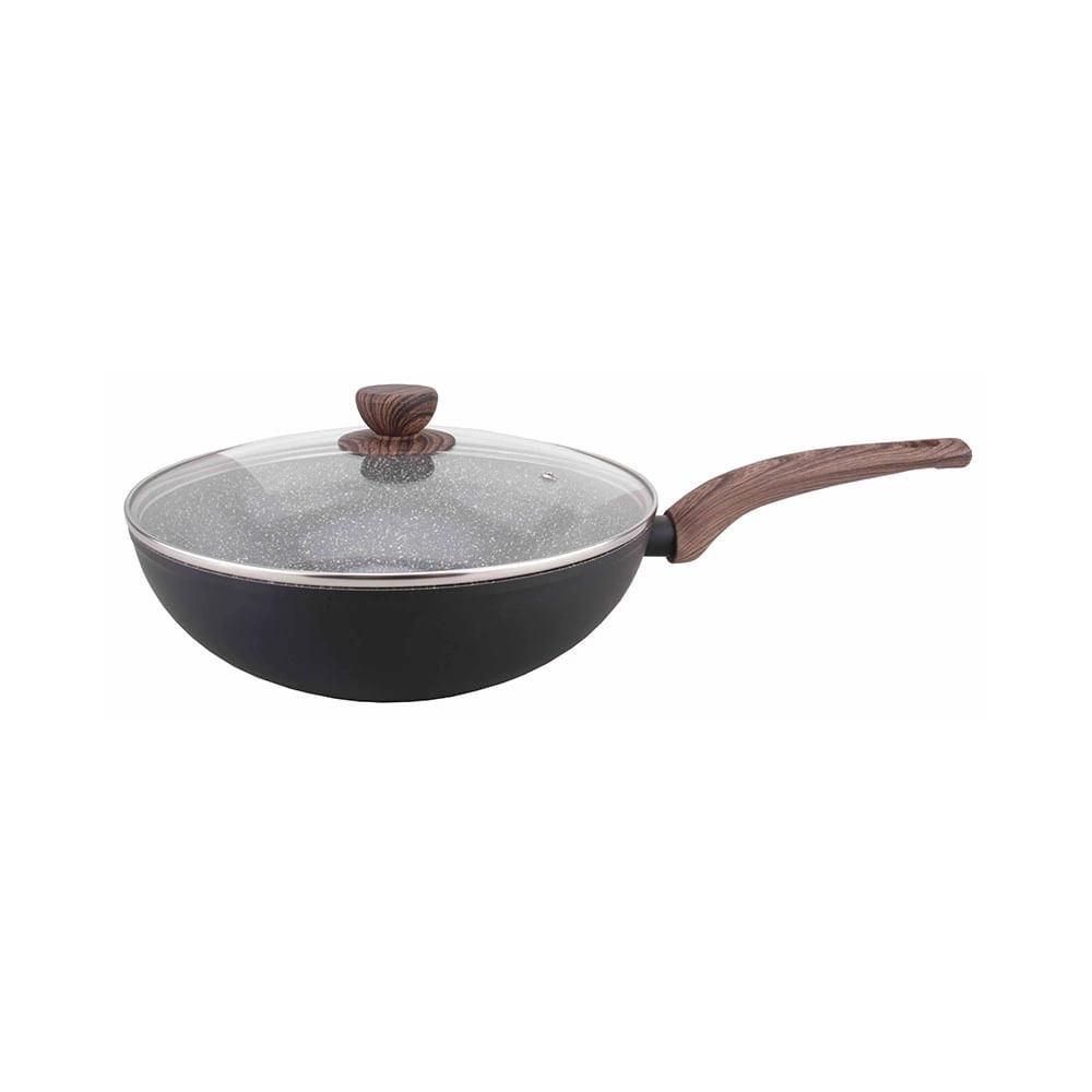 Frigideira em Cerâmica Le Wok Robust com Fundo de Indução 28cm