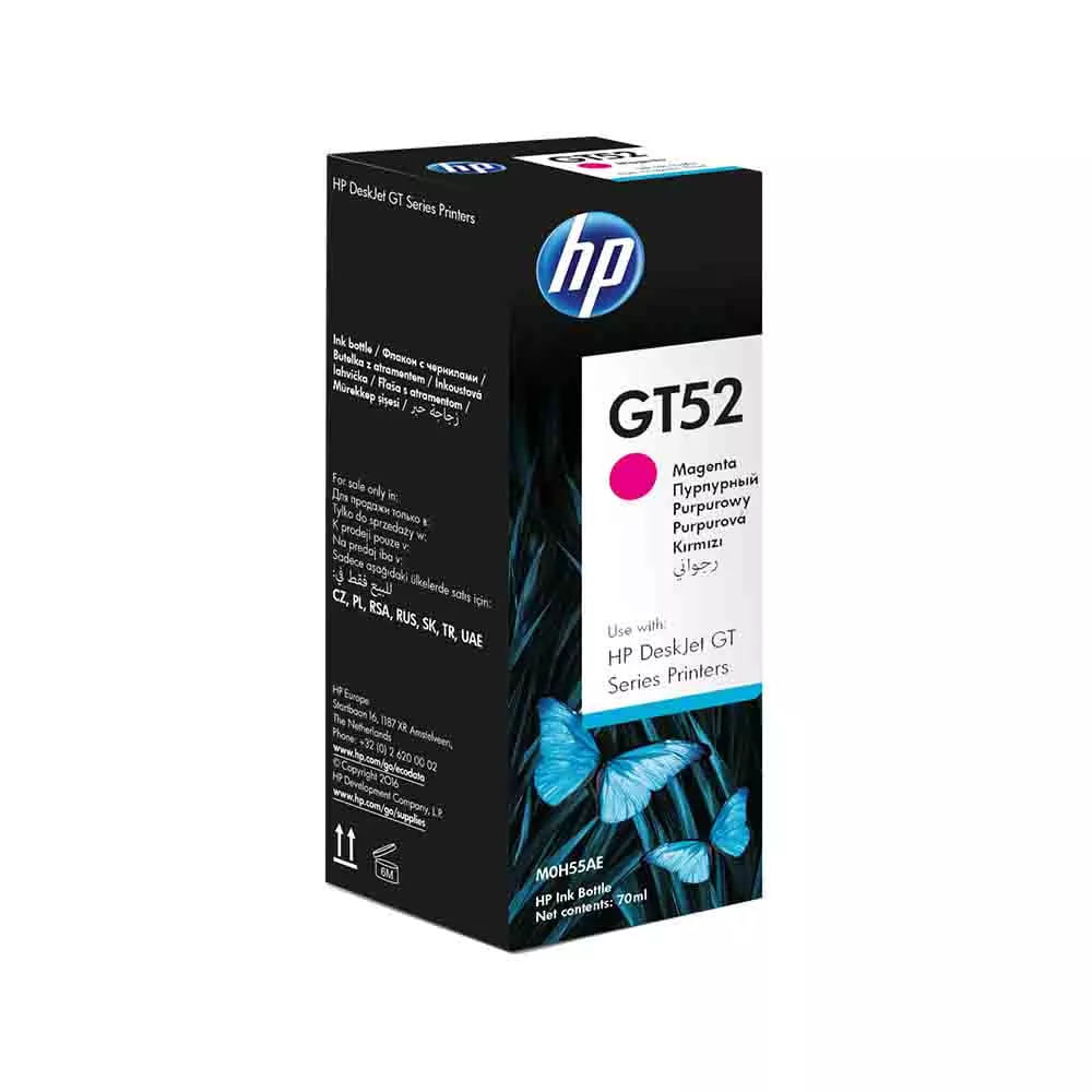 Garrafa de Tinta HP GT52 Magenta M0H55AL