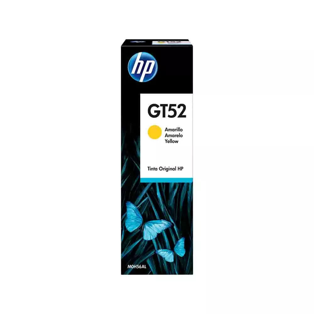 Garrafa de Tinta HP GT52 Amarela M0H56AL