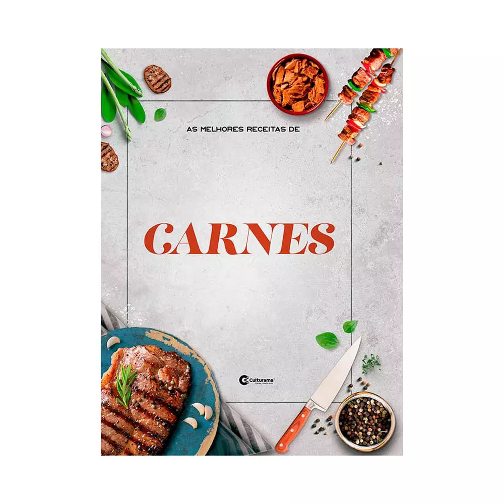 Livro Culturama As Melhores Receitas de Carnes