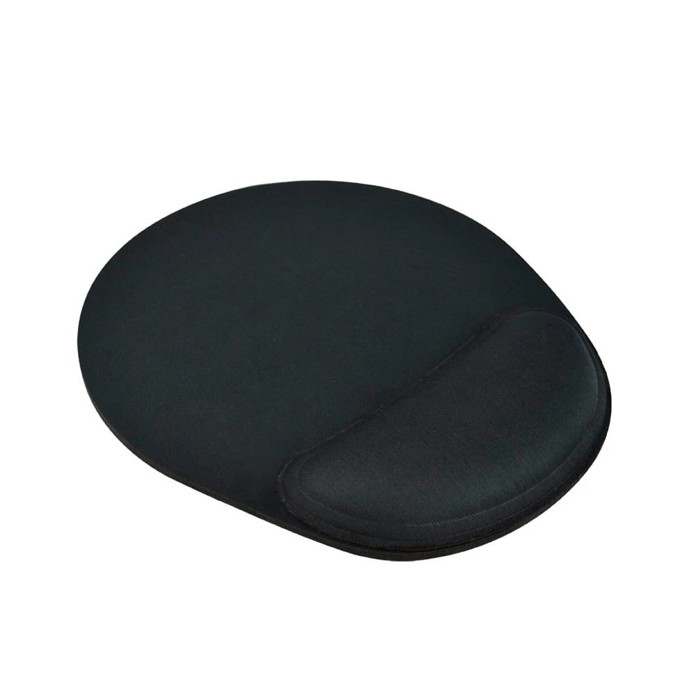 Mousepad Reliza Ergonômico Confort Preto 24x22cm