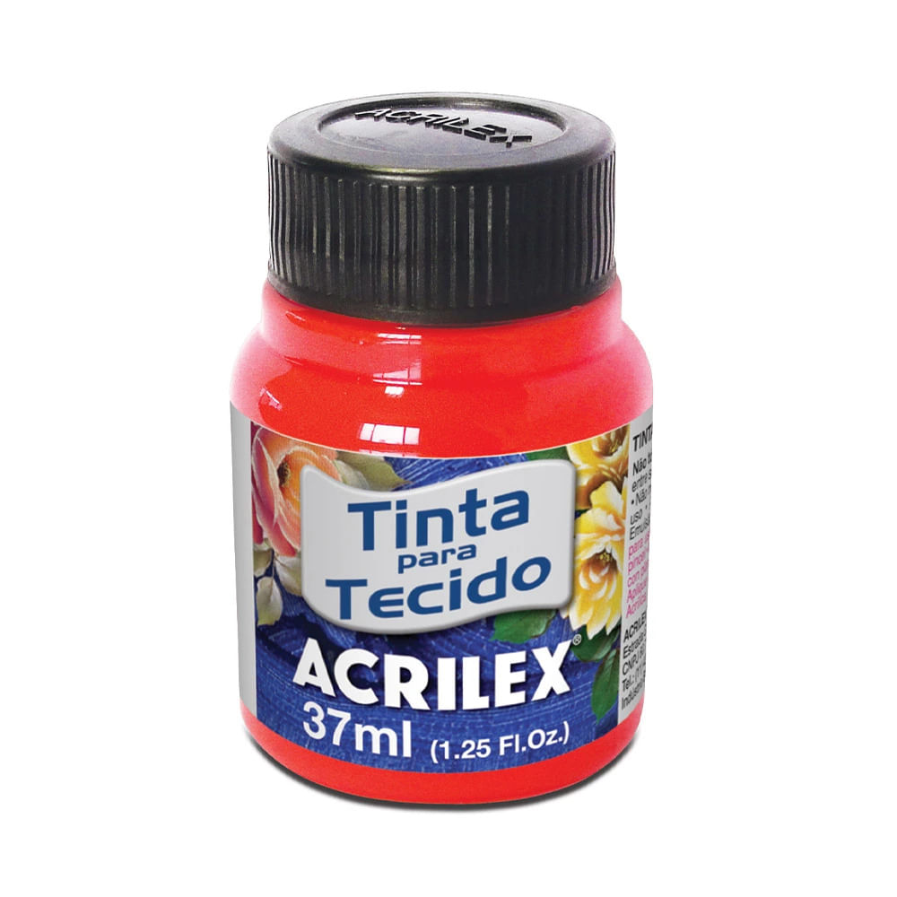 Tinta para Tecido  Fluorescente 37ml  Maravilha