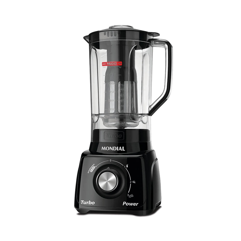 Liquidificador Mondial Turbo Power L-99 FB Preto - 220V