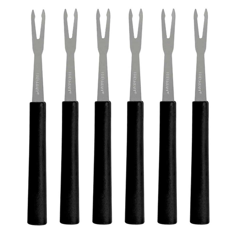 Kit de Garfos para Petiscos Hauskraft em Inox 6 Peças