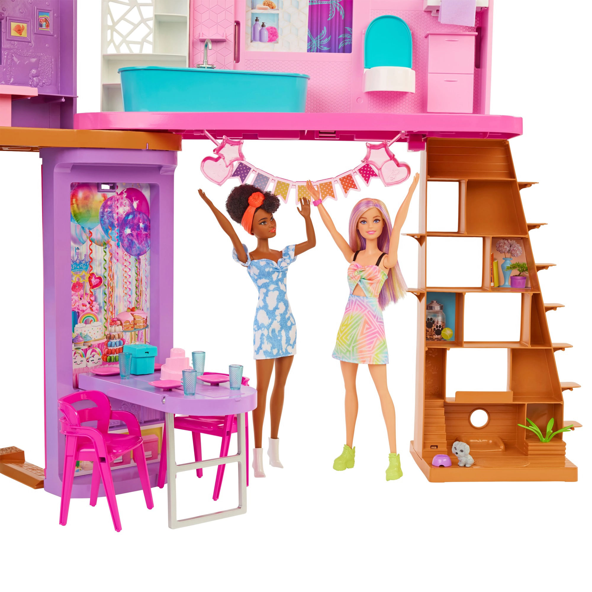 Brinquedo Infantil Casa De Boneca Malibu Barbie Mattel - Papellotti