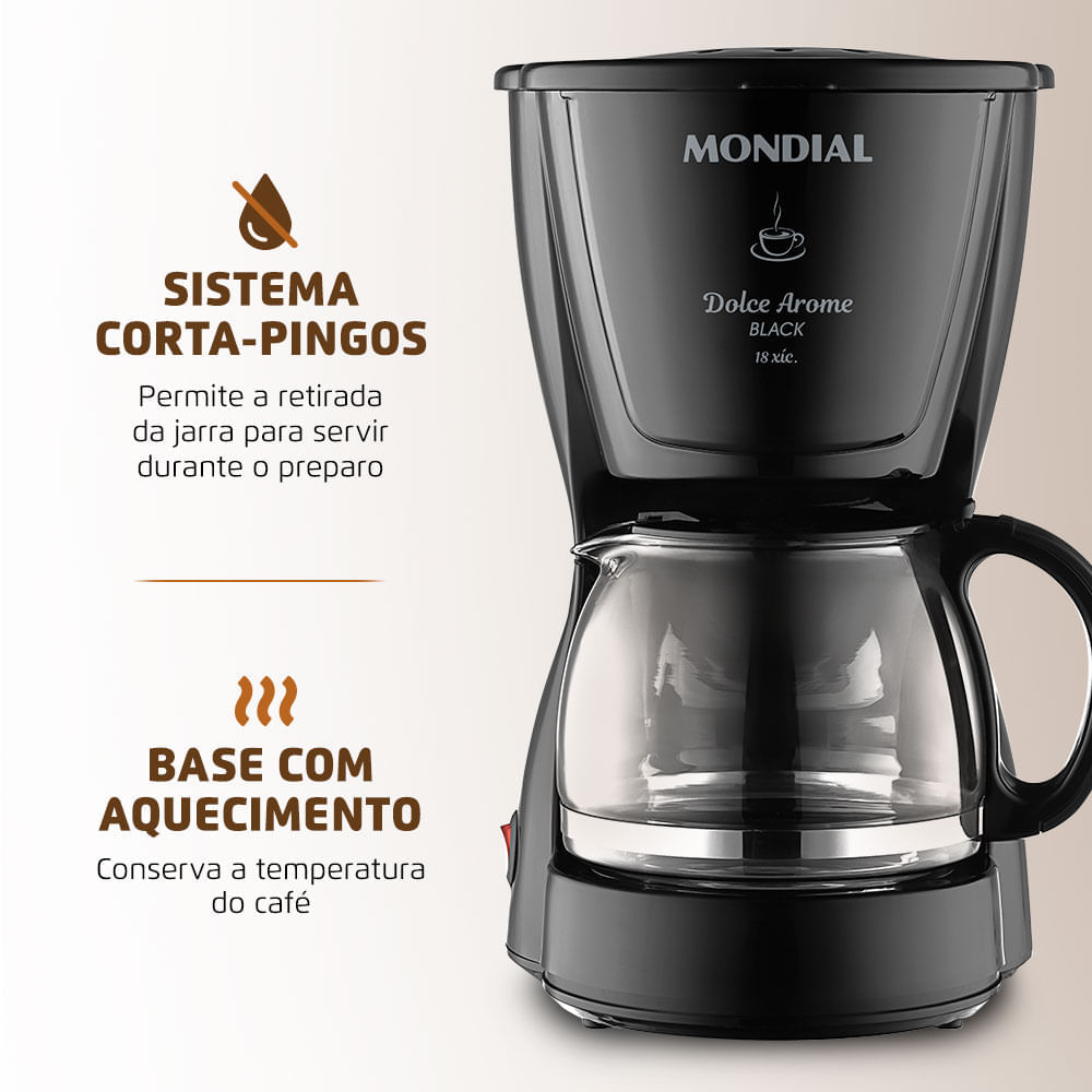 Cafeteira Elétrica Mondial C-44-32X-SDI - Mondial