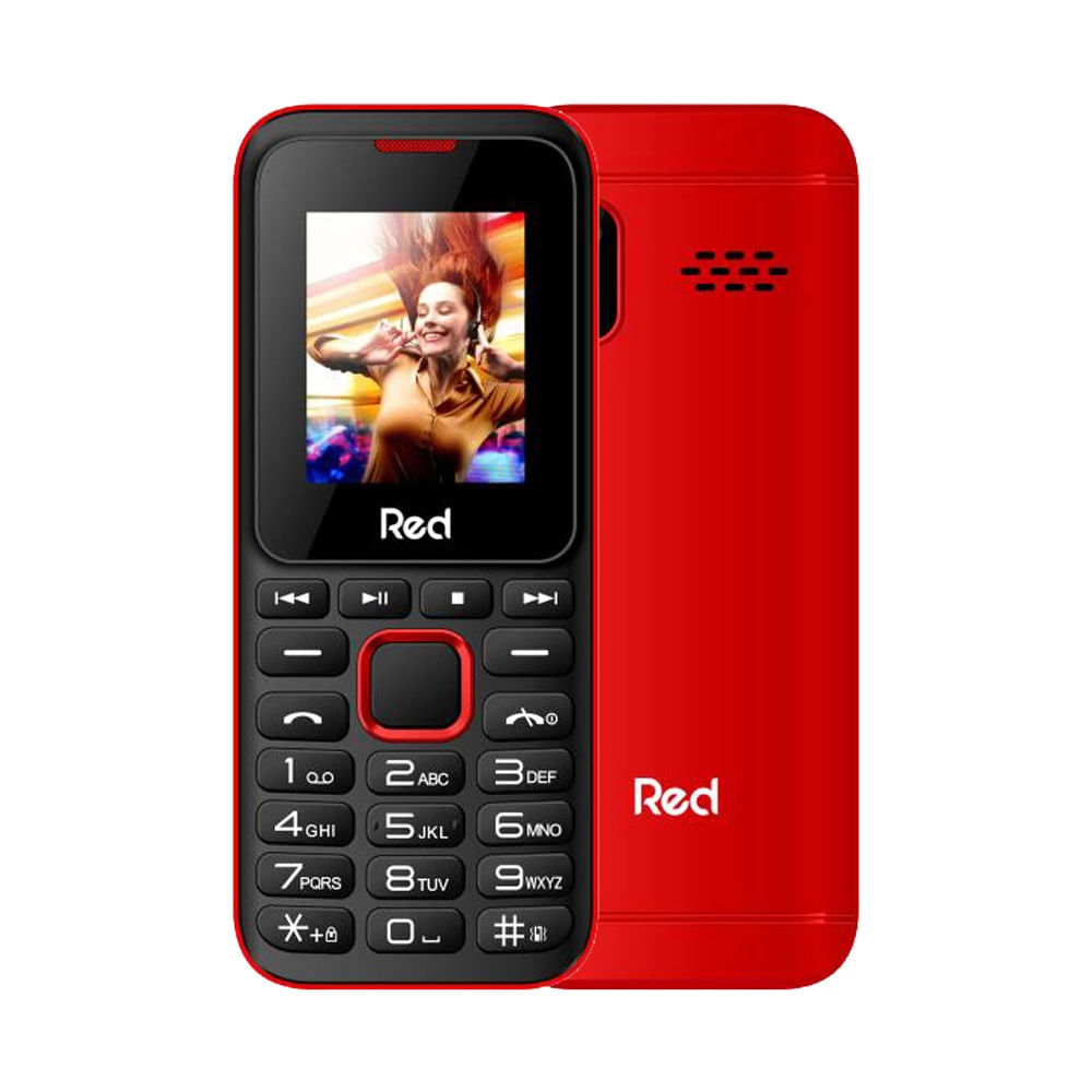 Celular Red Mobile Fit Music 32mb Vermelho - Dual Chip