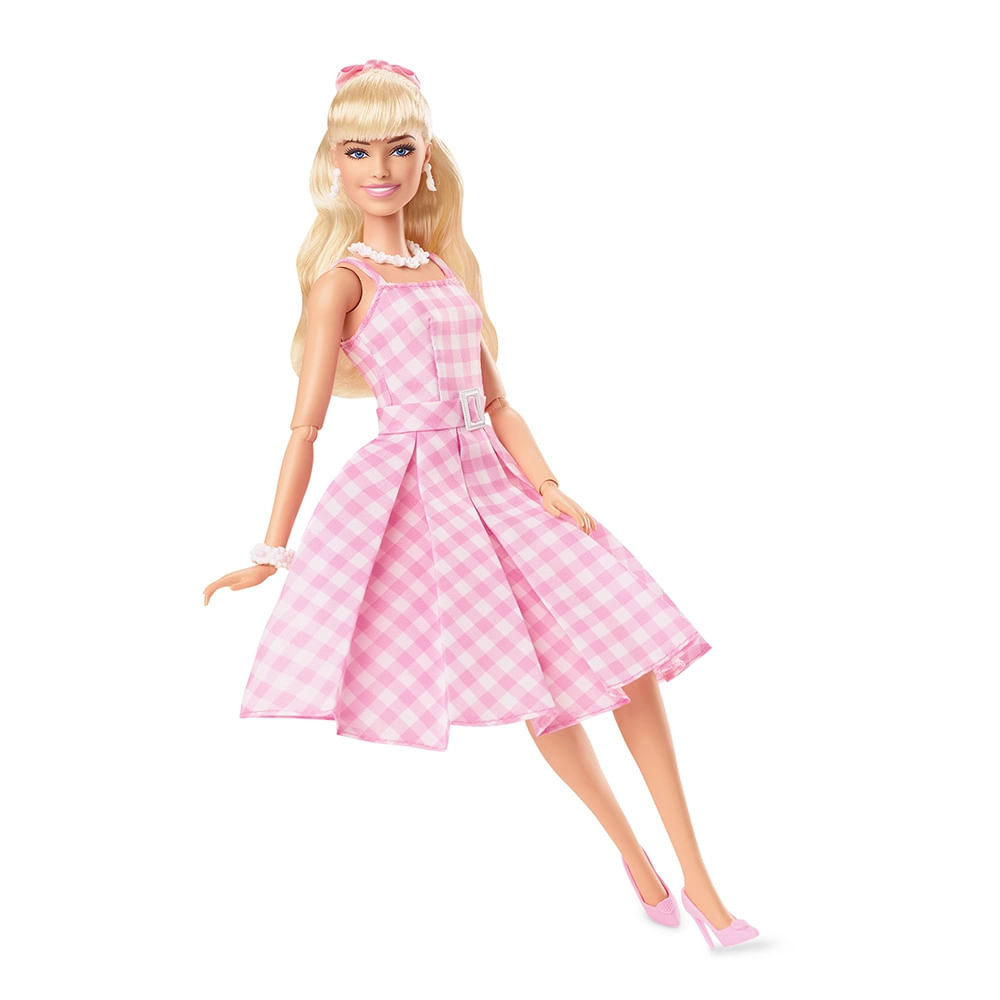 Barbie Vestido Xadrez Novo filme 2023, Chapéu, colar, sapatinho Barbie, 1  camisa,1 Bermuda KEN - ABELHINHA E VOCÊ BONITA - Boneco Ken - Magazine Luiza