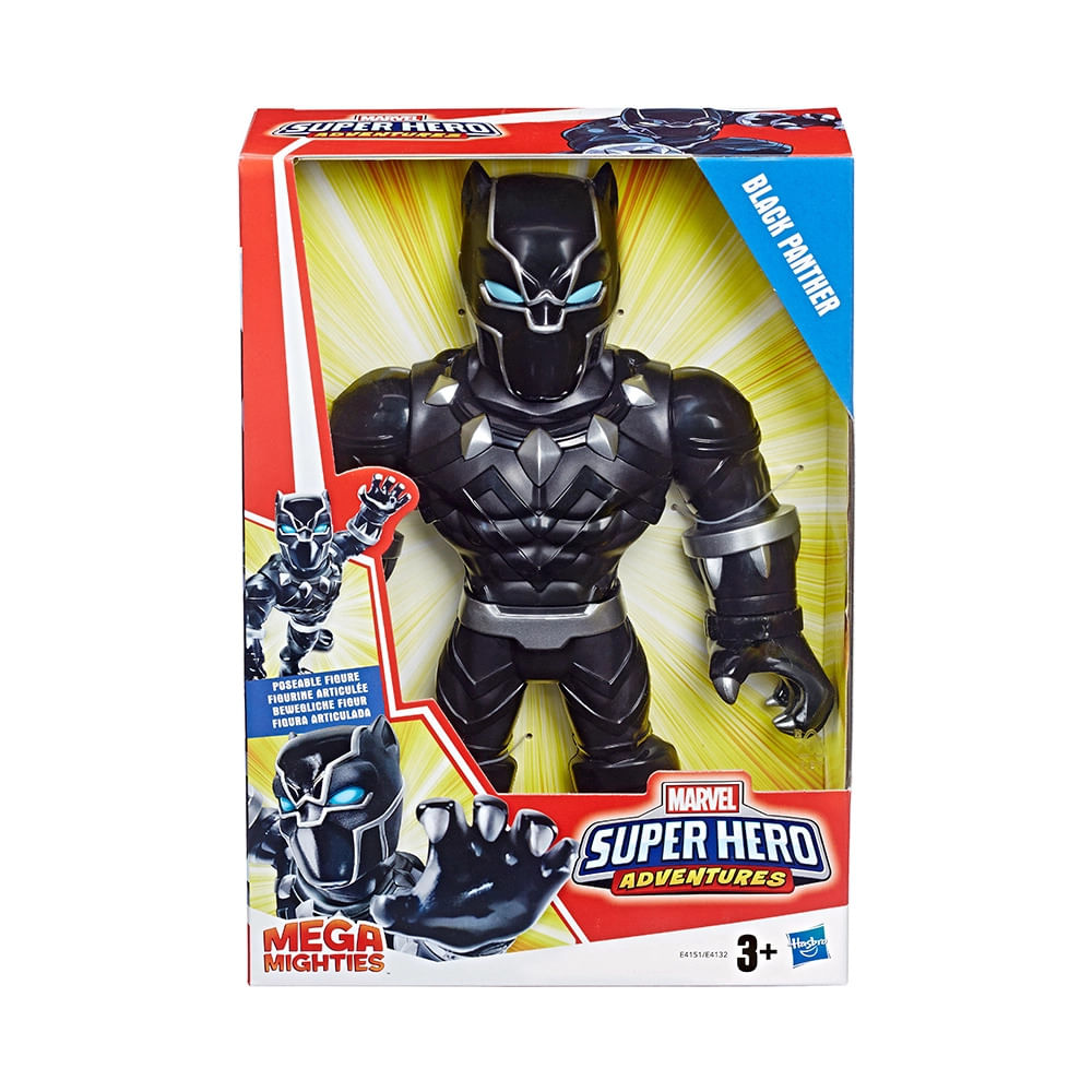 Boneco Marvel Mega Mighti Pantera Negra Hasbro