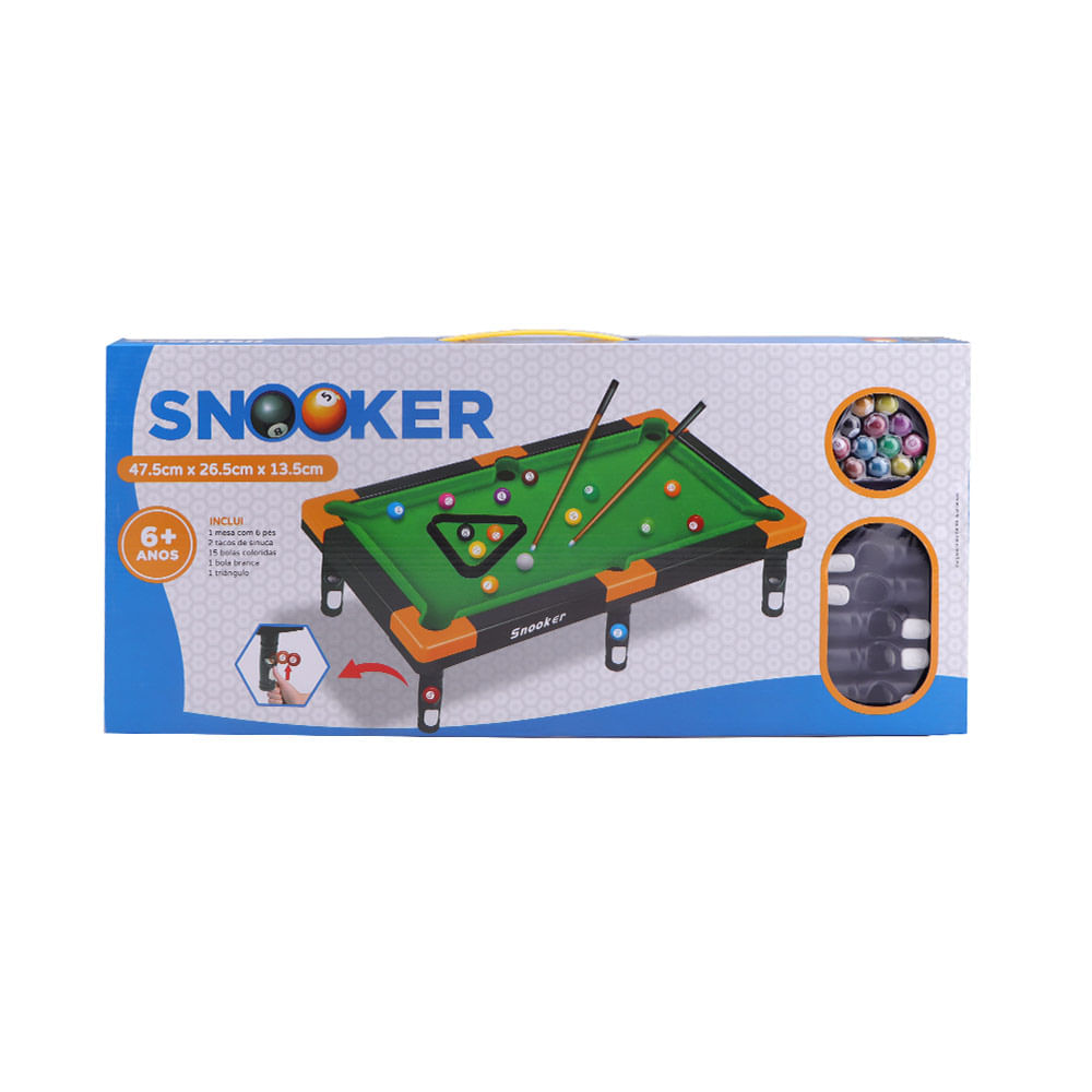 Mini Mesa de Sinuca Infantil Snooker Le