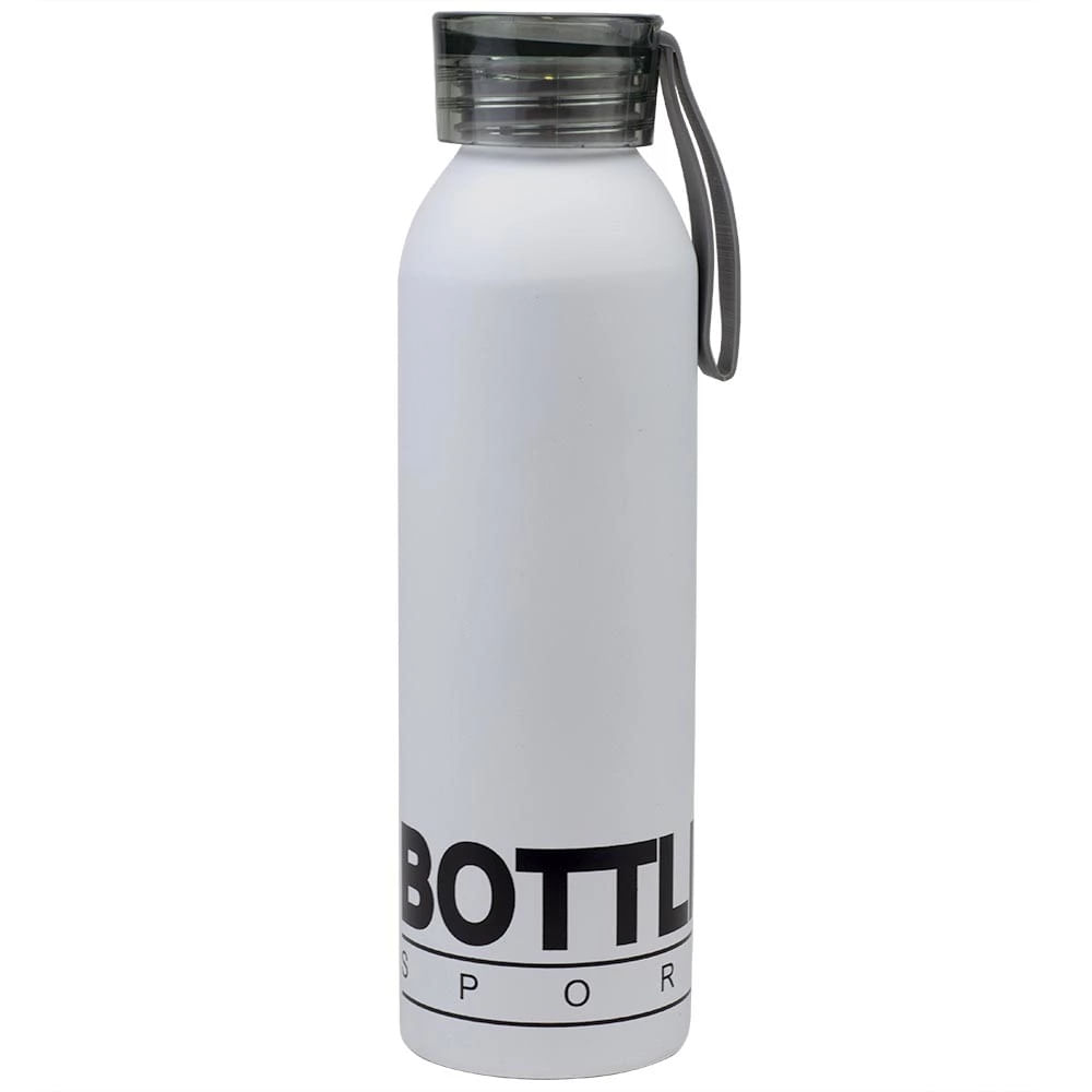 Garrafa Squeeze Le Bottle Alumínio Branco 650ml