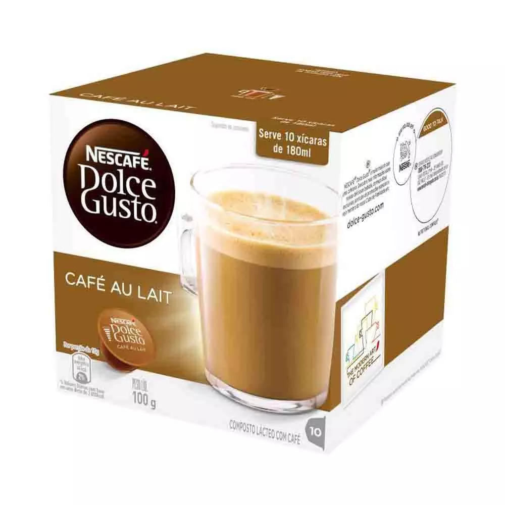 Cápsulas Nescafé Dolce Gusto Espresso Café Au Lait 10 Unidades 100g