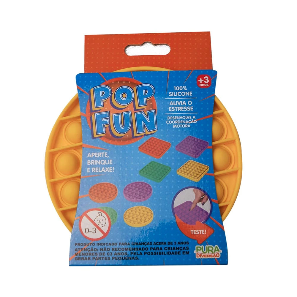 Pop It Fun Yestoys Círculo - Item Sortido