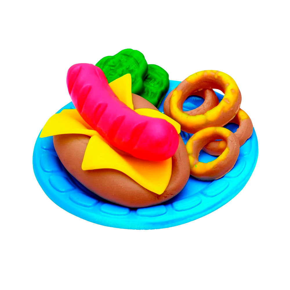 Conjunto Massa de Modelar Playdoh Festa do Hambúrguer