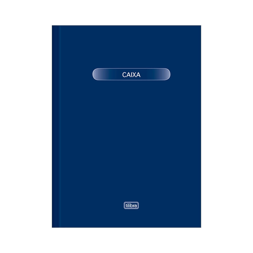 Livro Caixa Tilibra Capa Dura Grande com 100 Folhas 218x319mm