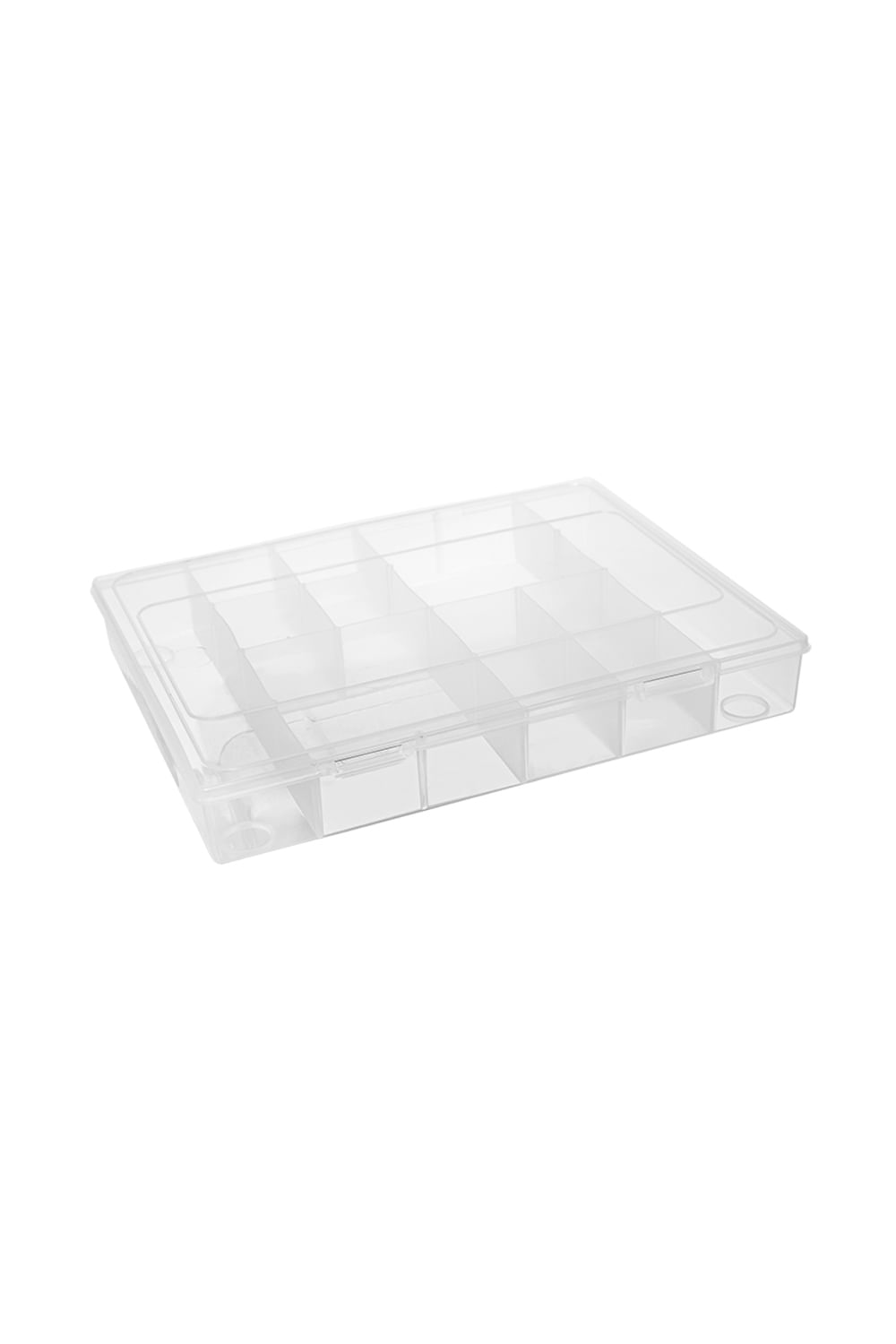 Organizador Plástico com 12 Divisórias 29x22,5x4,5cm 1580 Transparente