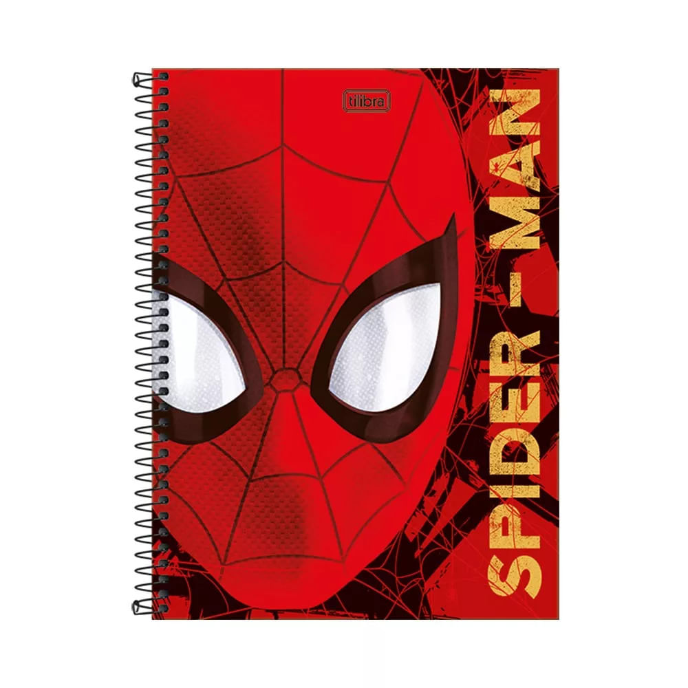 Caderno Tilibra Espiral Capa Dura 1/4 Spider-Man Capas Diversas - Item Sortido