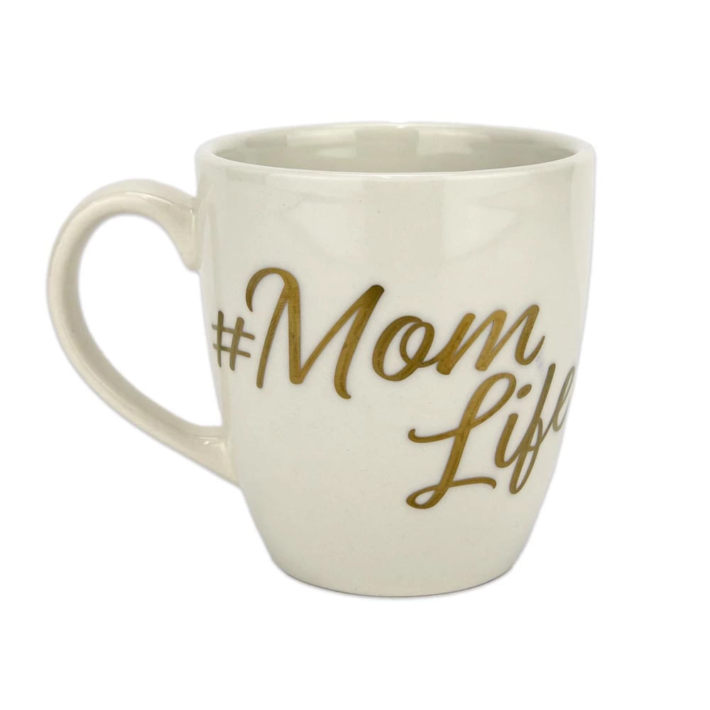 Caneca Le Mom Life Cerâmica Branca 379ml