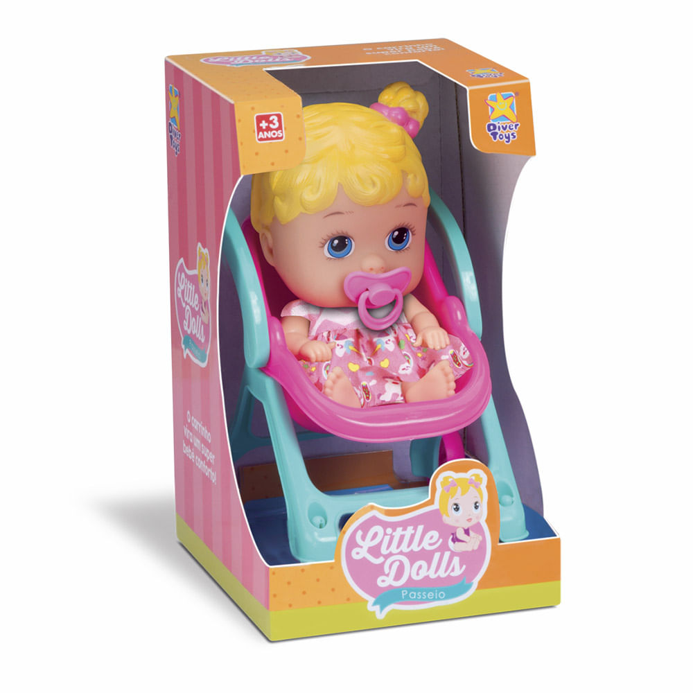 Boneca Divertoys Little Passeio