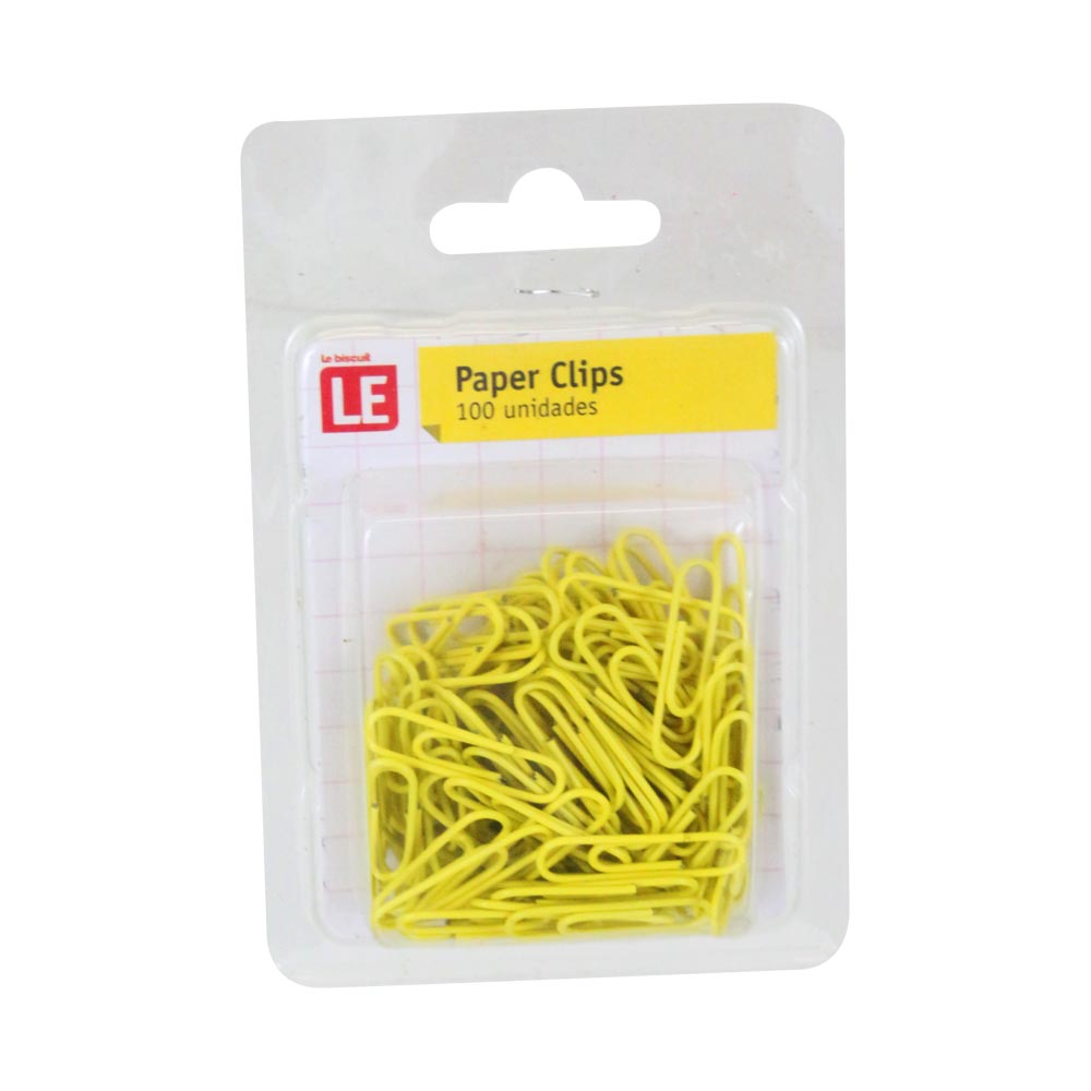 Clip Le Rosa 28mm com 100 Unidades Cores Diversas - Item Sortido