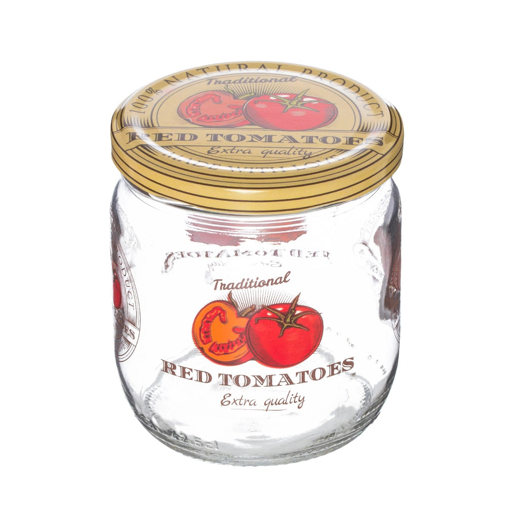 Pote de Vidro com Tampa Le Tomato Transparente 425ml