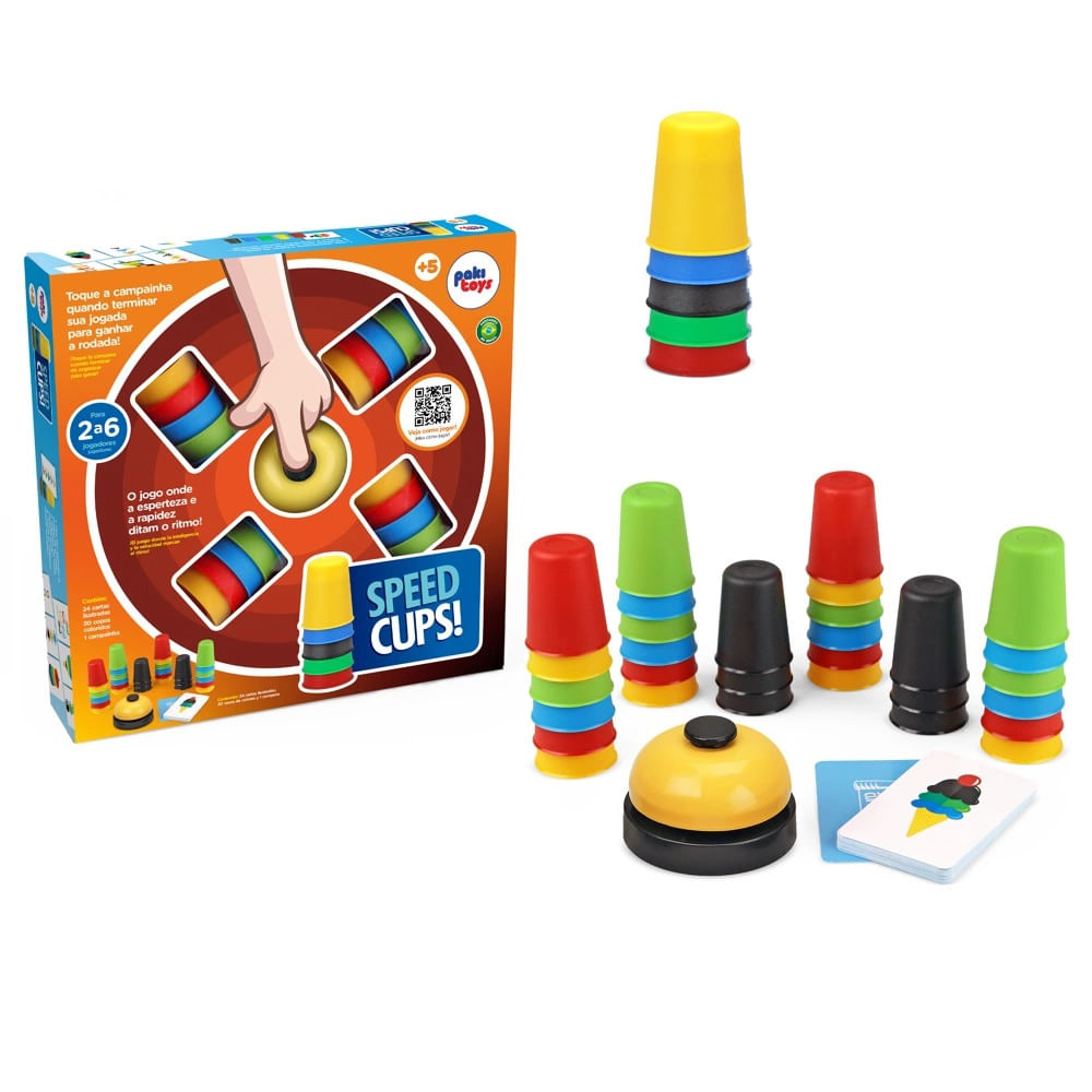 Jogo Speed Cups Pakitoys