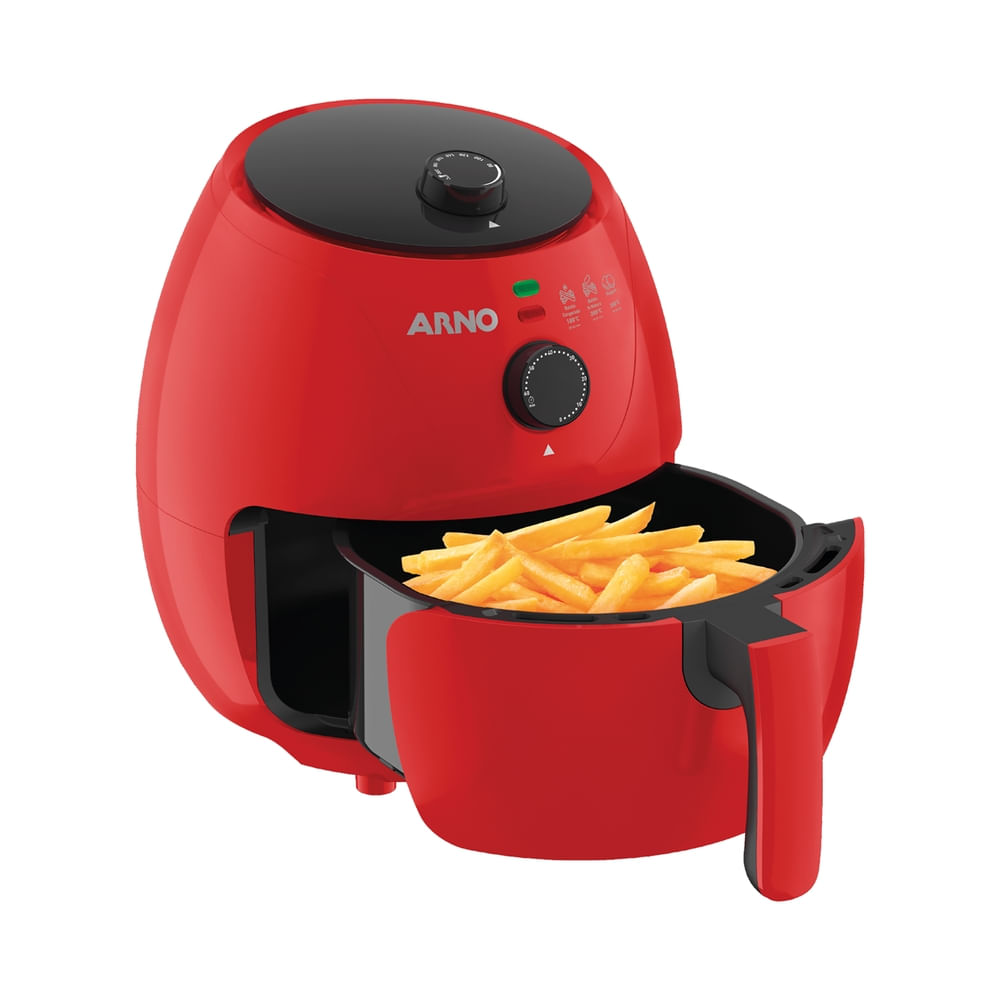 Fritadeira Elétrica Air Fryer Arno Easy Fry EZFV 3,2L Vermelha - 220V