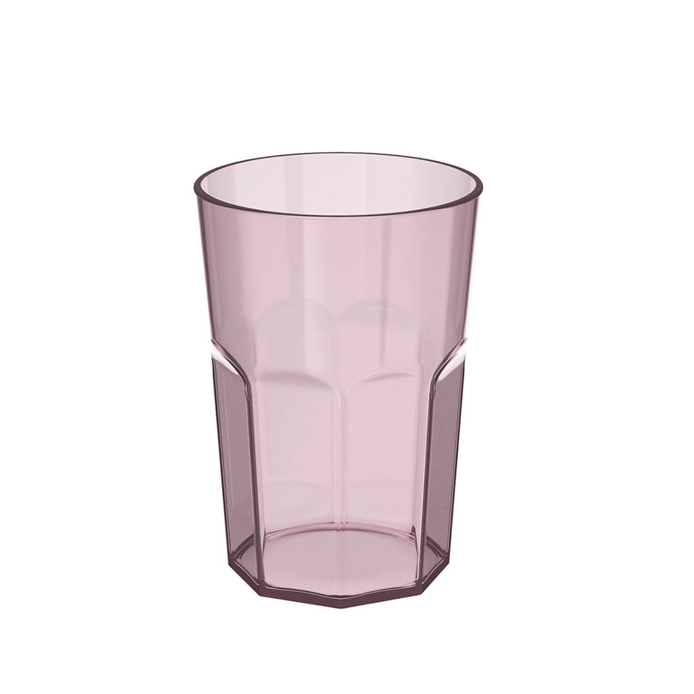 Copo Plástico Drink Ou Rosa 400ml