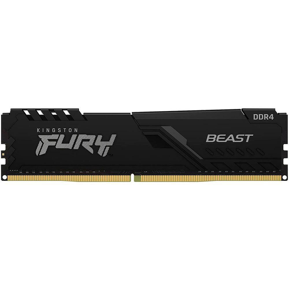 Memória Gamer Kingston Fury Beast, 16gb, Ddr4, 3200mhz, Cl16 - Kf432c16bb/16