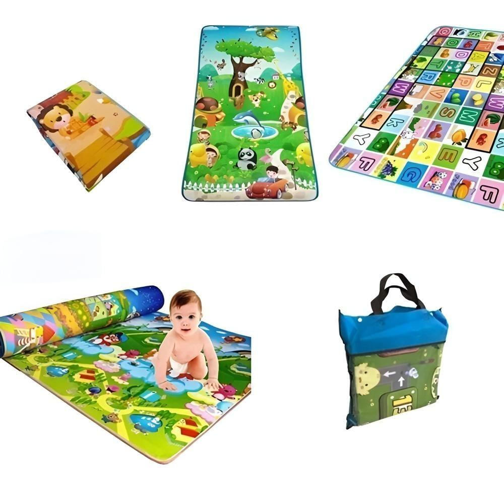 Tapete Infantil Dupla Face Termico Tatame Criança Bebe Educativo Atividade Dupla Face Impermeavel Quarto