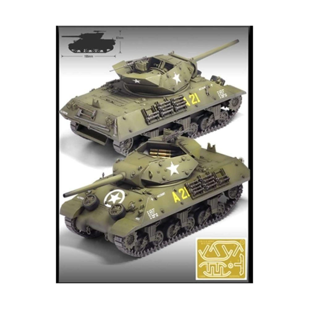 Academy M10 Gmc 1-35 - Kit de Montagem Do Veículo Com Decal Premium