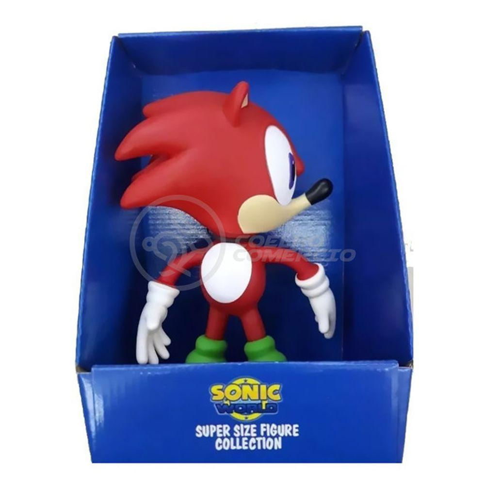 Boneco Action Figure Sonic Red Vermelho Articulado Grande Super Size 23cm - Sonic World