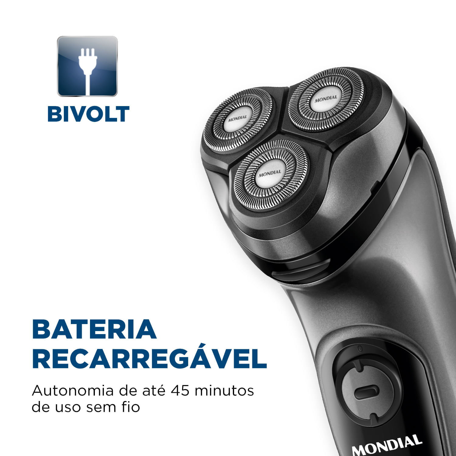 Combo Family - Aparador de Pelos e Barbeador 3 em 1 Lâminas de Inox e  Aparador de Pelos Feminino USB Bivolt Multi - EB024K - Le biscuit