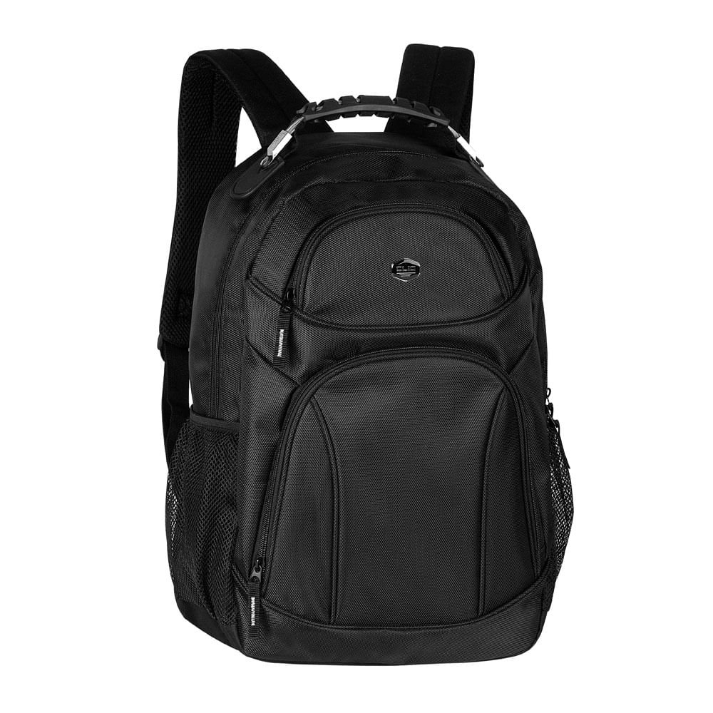 Mochila Laptop Clio Style Executiva Cabo de Aço Preta ML3112 18" com 3 Divisórias