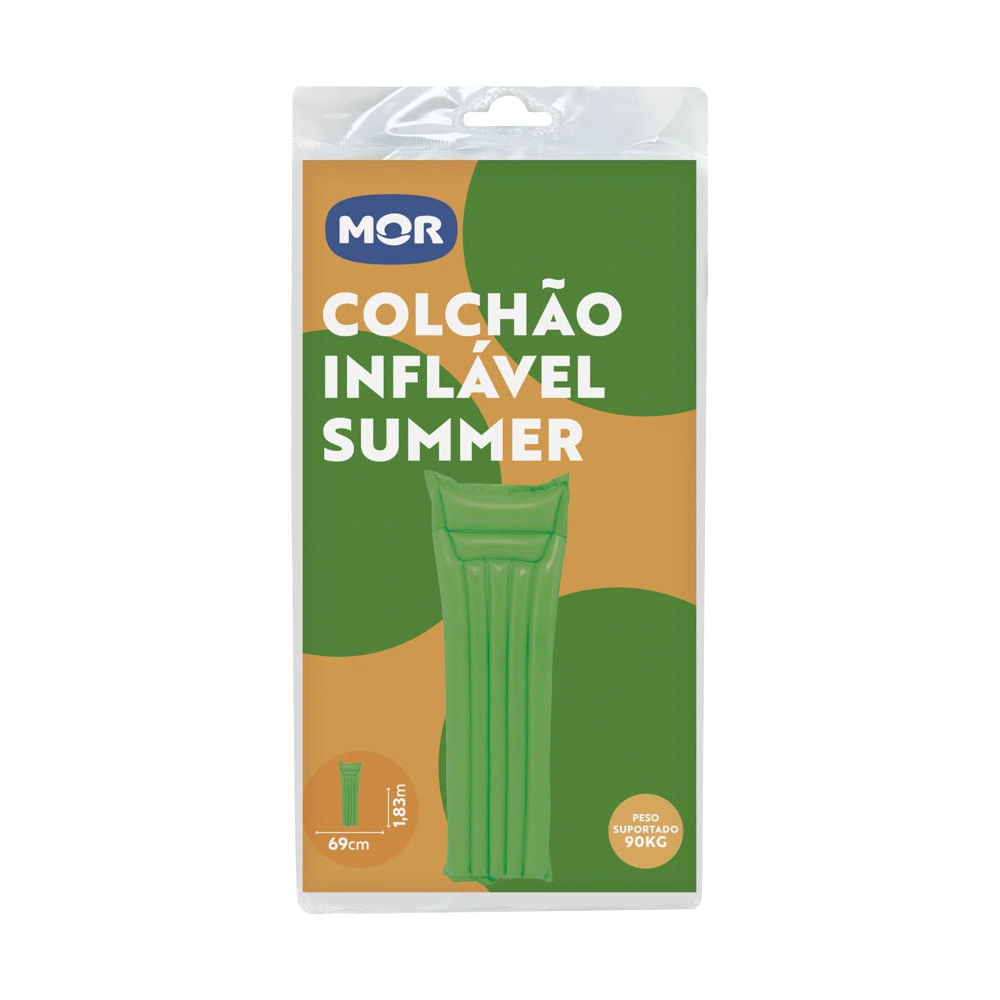 Colchão Inflável Mor Summer 183x69cm - Item Sortido