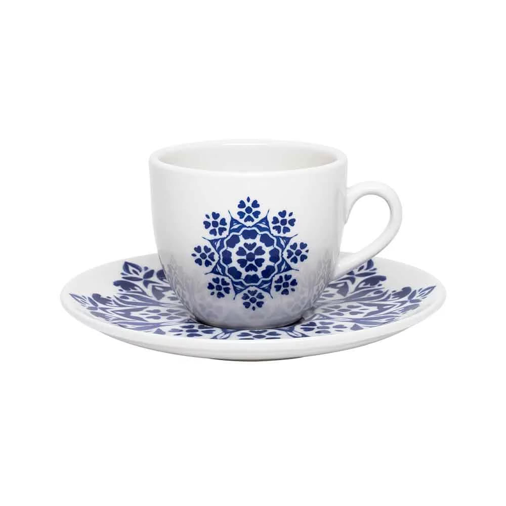 Aparelho de Jantar e Chá Oxford Blue Indian em Porcelana 20 Peças