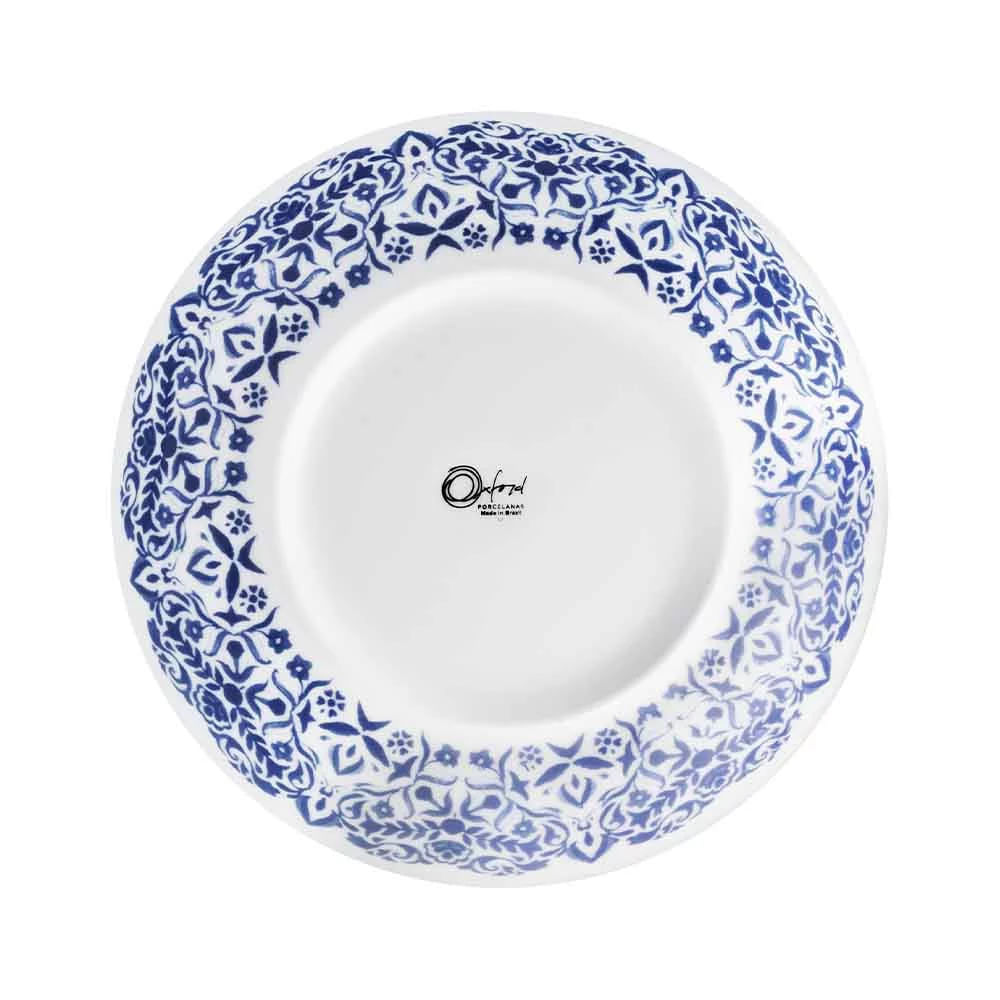 Aparelho de Jantar e Chá Oxford Blue Indian em Porcelana 20 Peças