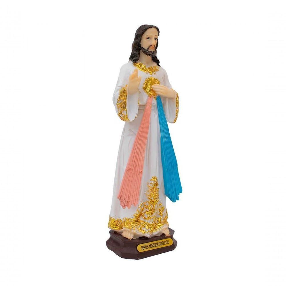 Jesus Misericordioso 21.5cm - Enfeite Resina