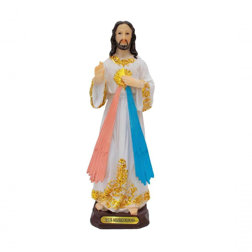 Jesus Misericordioso 21.5cm - Enfeite Resina