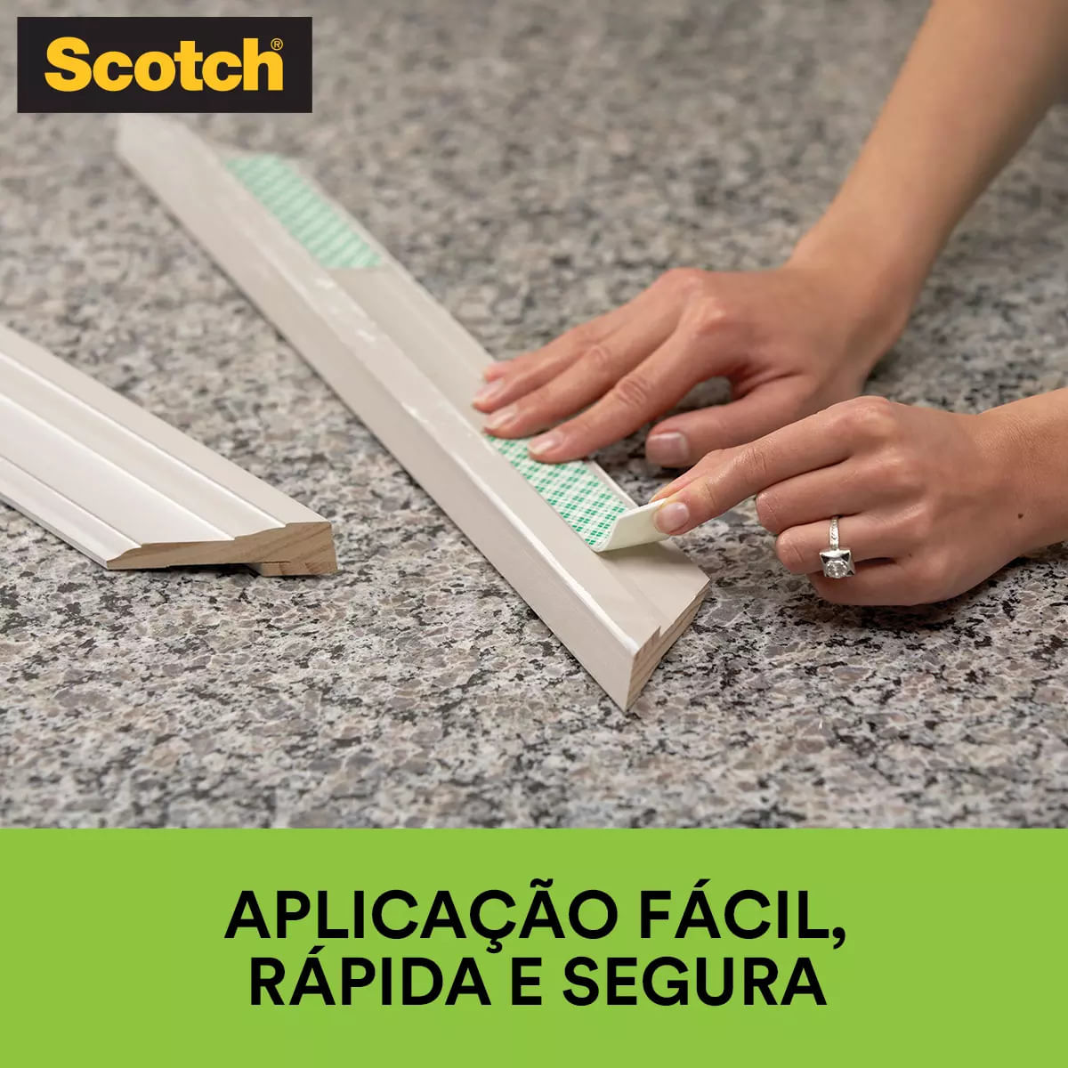 Fita Adesiva Dupla Face Scotch 3M com Espuma Uso Interno 12mmx1,5m