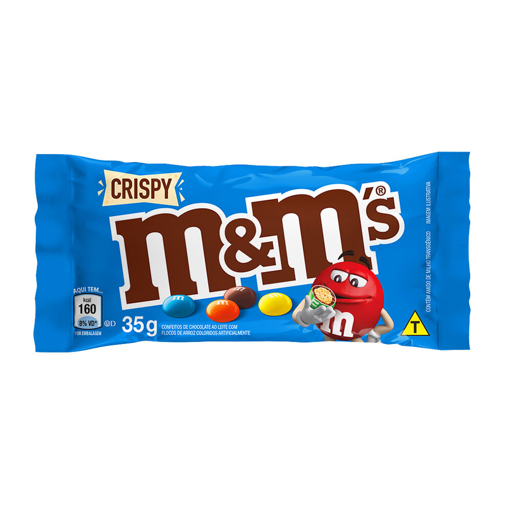 Confeitos M&Ms Crispy 35g