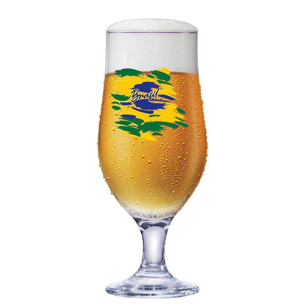 Taça para Cerveja Ruvolo Royal Beer Brasil 330ml